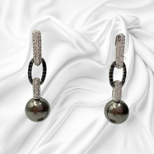 Orecchini Donna zirconi e Perla Grigia Ottaviani Bijoux - 49720
