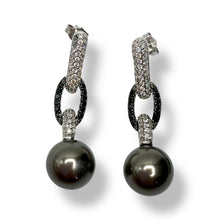 Orecchini Donna zirconi e Perla Grigia Ottaviani Bijoux - 49720