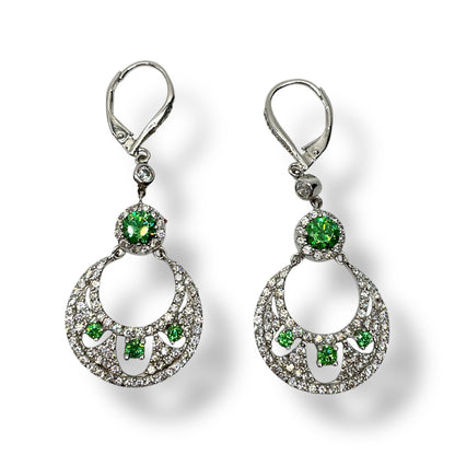 Orecchini Pendenti Donna Pietre Verdi Ottaviani Bijoux - 49567B