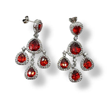 Orecchini Pendenti Donna Pietre Rosse Ottaviani Bijoux - 49911