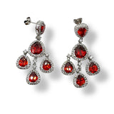 Orecchini Pendenti Donna Pietre Rosse Ottaviani Bijoux - 49911