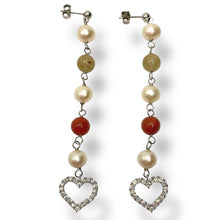Orecchini Pendenti Donna Perle, Pietre e Zirconi Ottaviani Bijoux - 49865