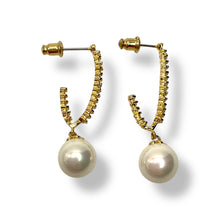 Orecchini Pendenti Donna Cristalli e Perle Ottaviani Bijoux - 490346