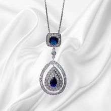 Collana Donna Goccia Pietre Blu e Zirconi Ottaviani Bijoux - 48273