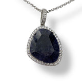 Collana Donna Goccia Pietra Dura Blu Ottaviani Bijoux - 480045