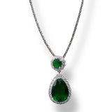 Collana Donna Goccia Pietra Verde Ottaviani Bijoux - 48270
