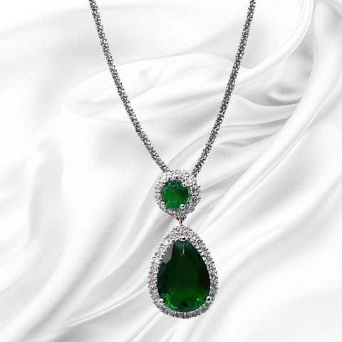 Collana Donna Goccia Pietra Verde Ottaviani Bijoux - 48270