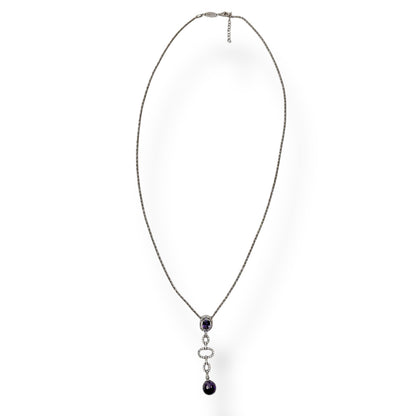 Collana Donna Pietre Viola e Zirconi Ottaviani Bijoux - 48360