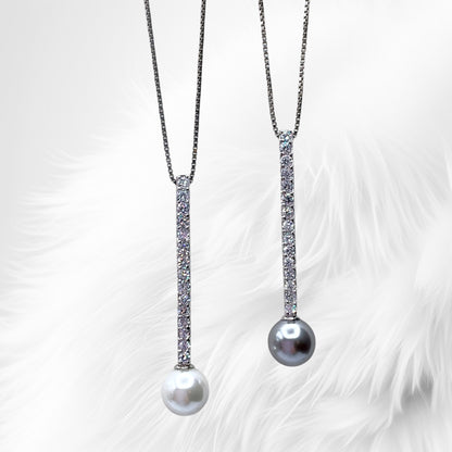 Collana Donna Fiammifero Zirconi e Perla Ottaviani Bijoux - 48683