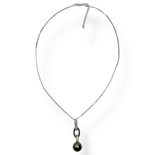 Collana Donna Perla Grigia e Zirconi Ottaviani Bijoux - 48958
