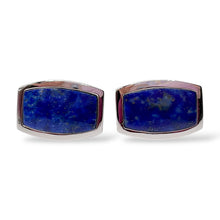 Gemelli Rettangolari Stondati Argento e Lapis Antorà - 524
