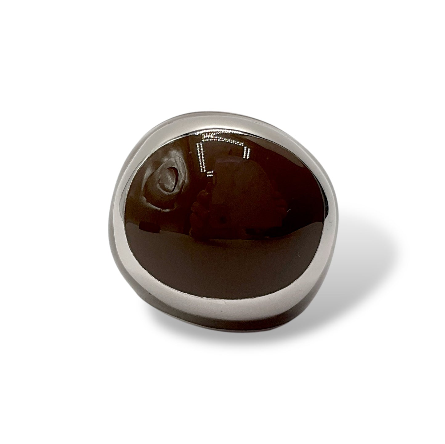 Anello Donna con Smalto Marrone - Lucos Preziosi