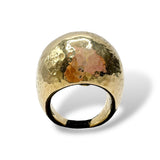 Anello Donna Bombato Martellato - Lucos Preziosi