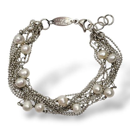 Bracciale Donna Multicatena con Perle Ottaviani Bijoux - 47585