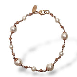 Bracciale Donna con Ametiste e Perle - Lucos Preziosi