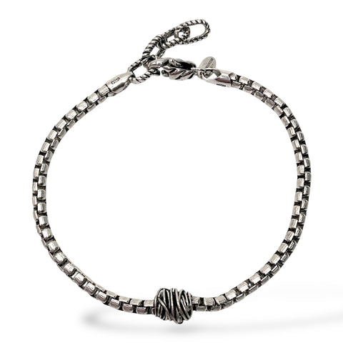 Bracciale Uomo Giacomo Burroni Veneziana Tonda - MBC0106