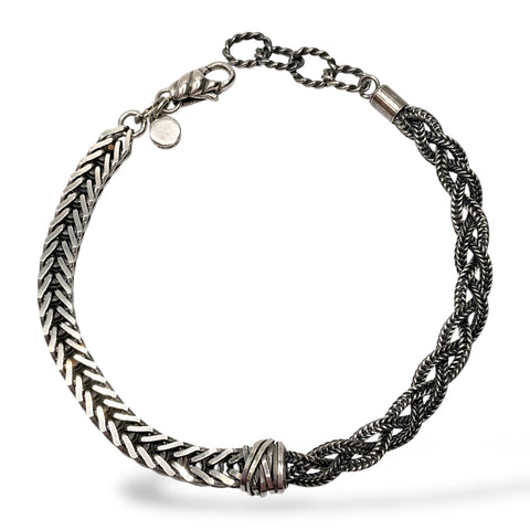 Bracciale Uomo Giacomo Burroni Treccia - BC0435