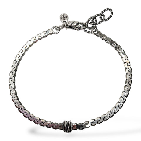 Bracciale Uomo Giacomo Burroni Onde - BC0422