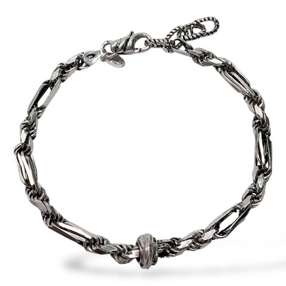 Bracciale Uomo Giacomo Burroni Corda Alternata - MBC0105