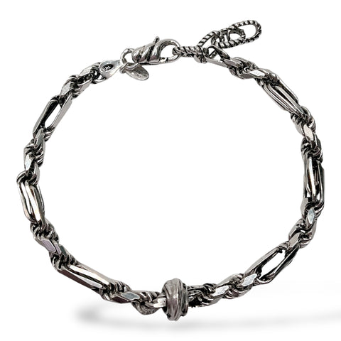 Bracciale Uomo Giacomo Burroni Corda Alternata - MBC0105