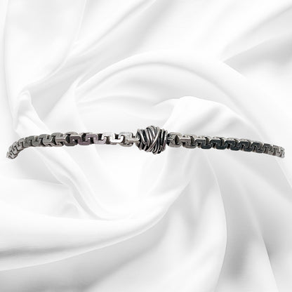 Bracciale Uomo Giacomo Burroni Veneziana Quadrata - BC0420