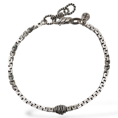 Bracciale Uomo Giacomo Burroni Veneziana Quadrata - BC0420