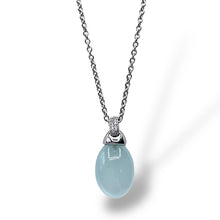 Collana Donna Ti Sento Milano Ciondolo Goccia Azzurra - 7555MW
