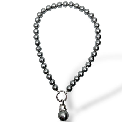 Collana Filo Di Perle Grigie Ti Sento Milano - 3583PG/48