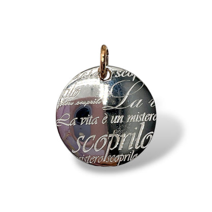 Ciondolo Medaglia Frasi Incise Lucos Preziosi - LF0001