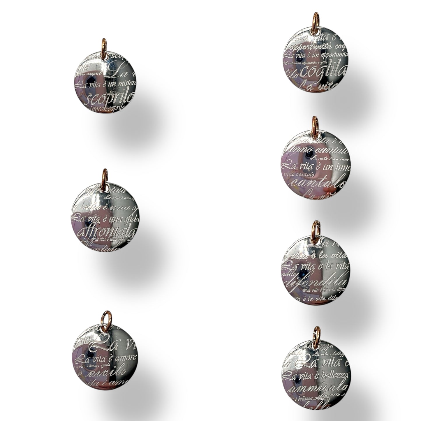 Ciondolo Medaglia Frasi Incise Lucos Preziosi - LF0001