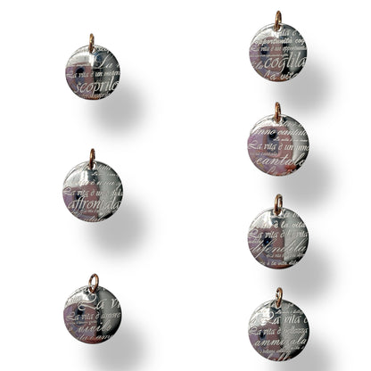 Ciondolo Medaglia Frasi Incise Lucos Preziosi - LF0001