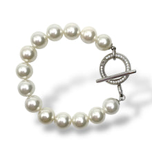 Bracciale di Perle Bianche o Grigie con Chiusura in Argento Ti Sento Milano - 2430PW