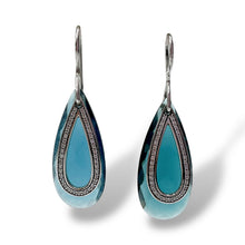 Orecchini a Monachella in Argento Pietra Blu e Zirconi Ti Sento Milano - 7621TP