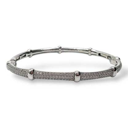 Bracciale Rigido Bambù con Zirconi Ti Sento Milano - 2844ZI