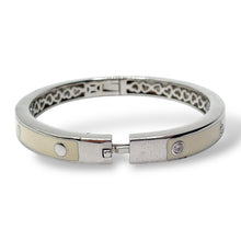Bracciale Rigido Smalto Panna e Zirconi Ti Sento Milano - 2694EW