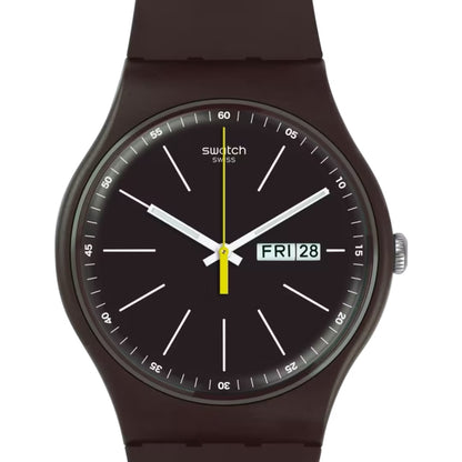 Orologio Unisex Swatch Blue Browny - SUOC704