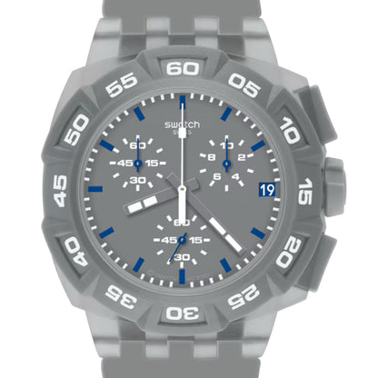 Orologio Chrono Unisex Swatch Gray Hero - SUIM402