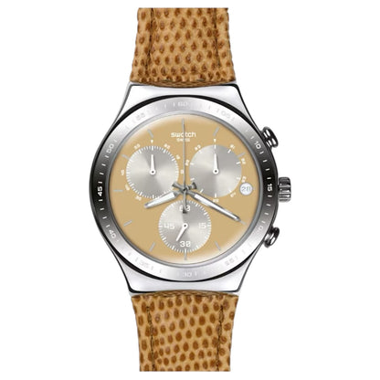Orologio Cronografo Uomo Swatch Irony Sand Dune - YCS582
