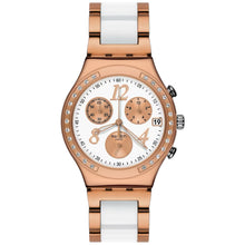 Orologio Cronografo Unisex Swatch Irony Dreamwhite Rose - YCS406G