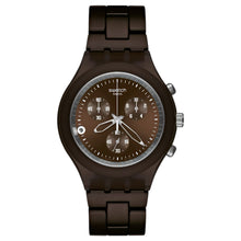 Orologio Cronografo Unisex Swatch Irony Diaphane Full-Blooded Smoky Brown - SVCC4000AG
