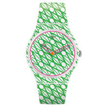 Orologio Unisex Swatch Duet in Green & Pink - SUOZ208