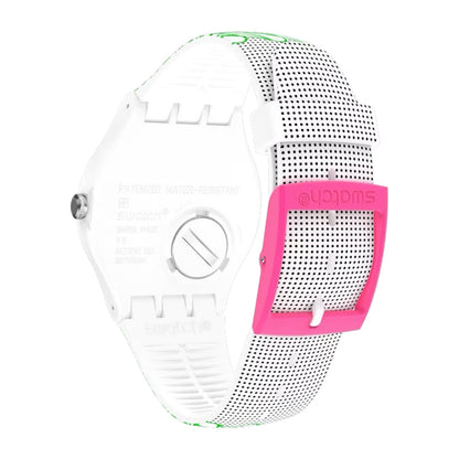Orologio Unisex Swatch Duet in Green & Pink - SUOZ208
