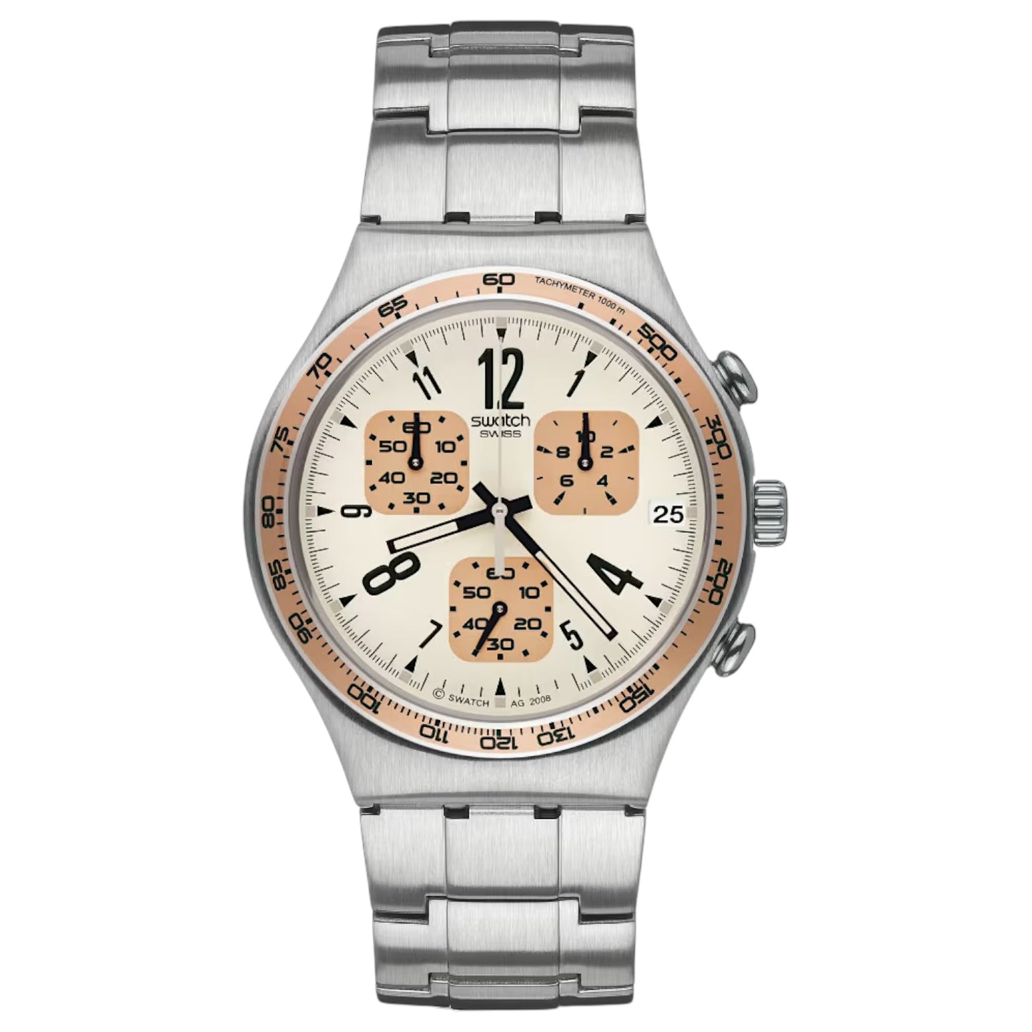 Orologio Cronografo Uomo Swatch Irony Neutral Point - YCS522G