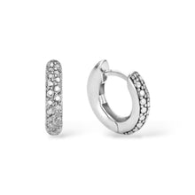 Orecchini a Cerchio con Paillettes Argento Ti Sento Milano - 7210SD