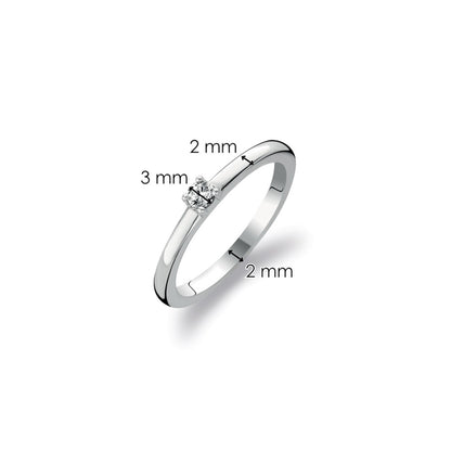 Anello Solitario Piccolo Donna Ti Sento Milano - 1871ZI