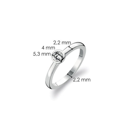 Anello Solitario Tondo Donna Ti Sento Milano - 1868ZI