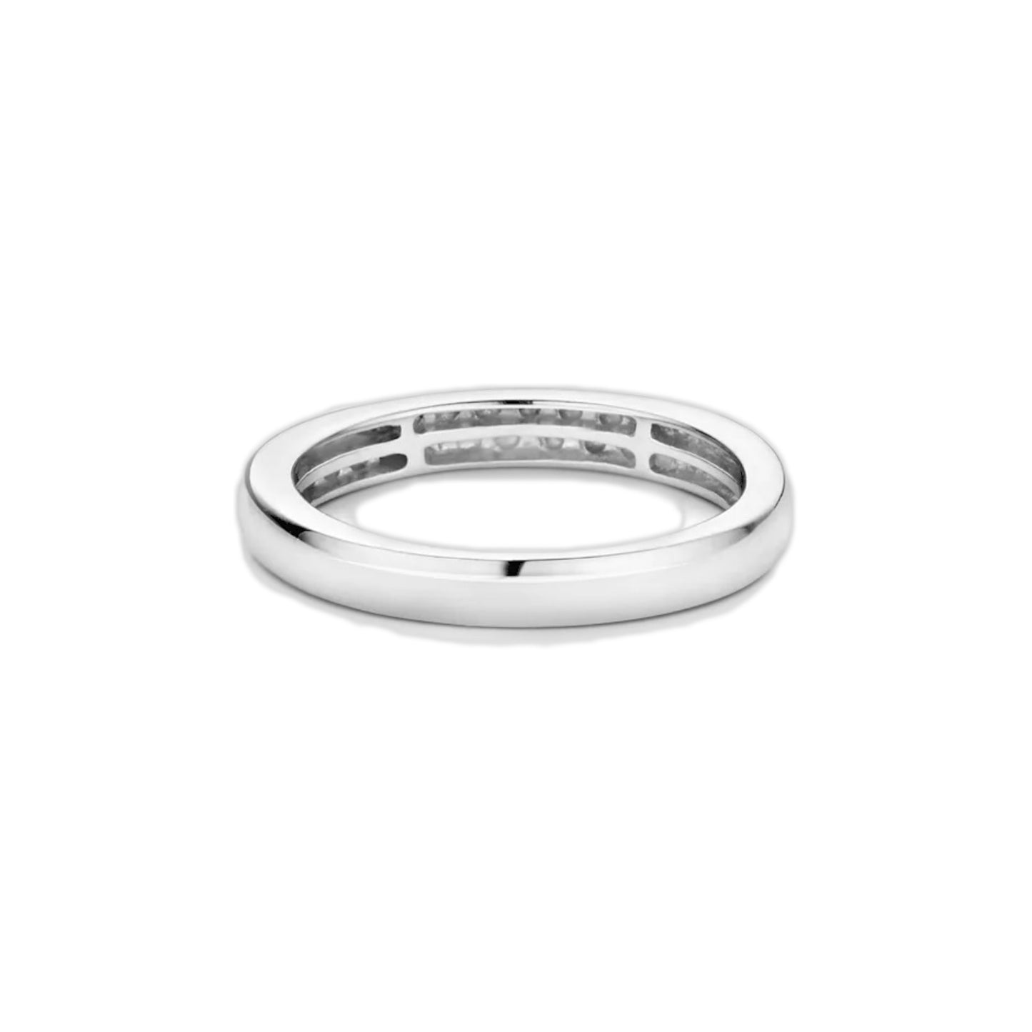 Anello Fedina Donna Doppia Fila di Zirconi Ti Sento Milano - 1414ZI/52
