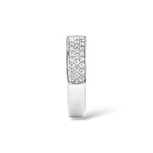 Anello Fedina Donna Tripla Fila di Zirconi Ti Sento Milano - 1401ZI