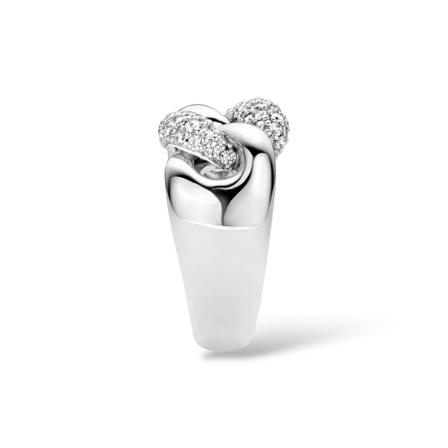 Anello Groumette con Zirconi Donna Ti Sento Milano - 1587ZI