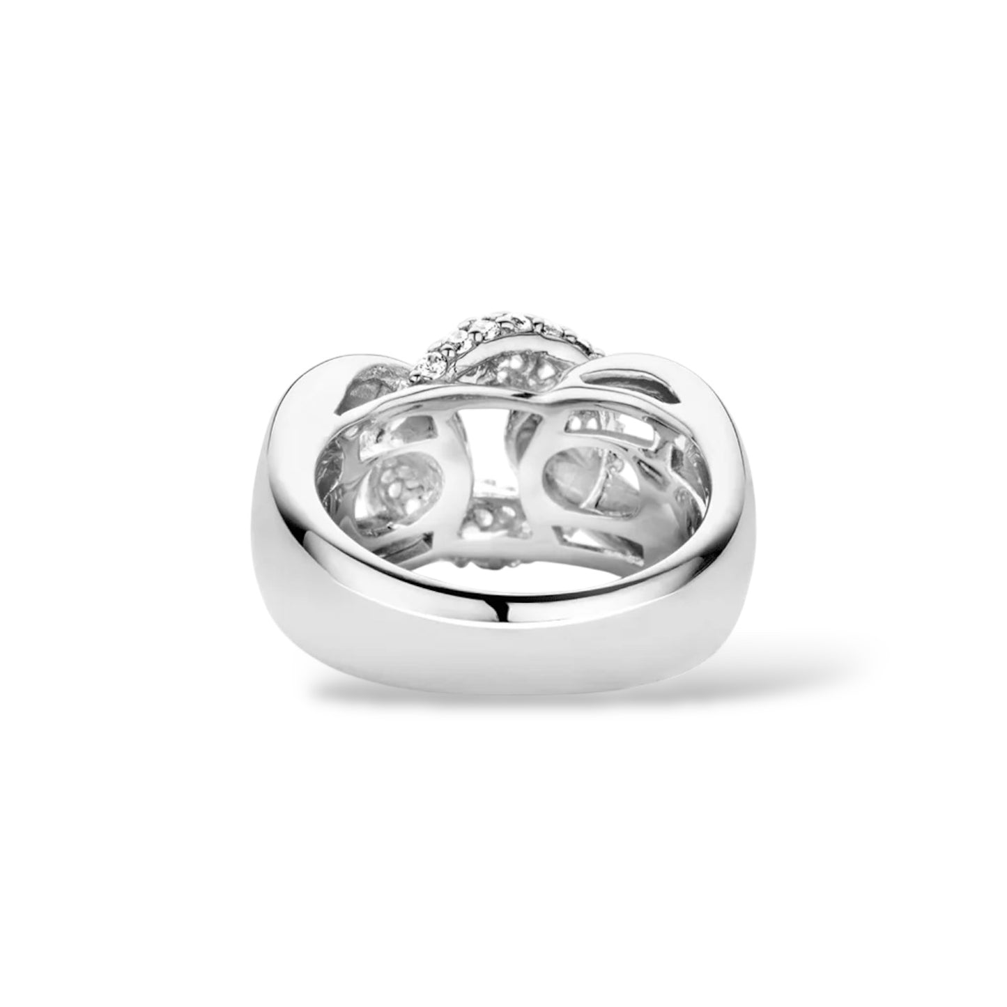 Anello Groumette con Zirconi Donna Ti Sento Milano - 1587ZI